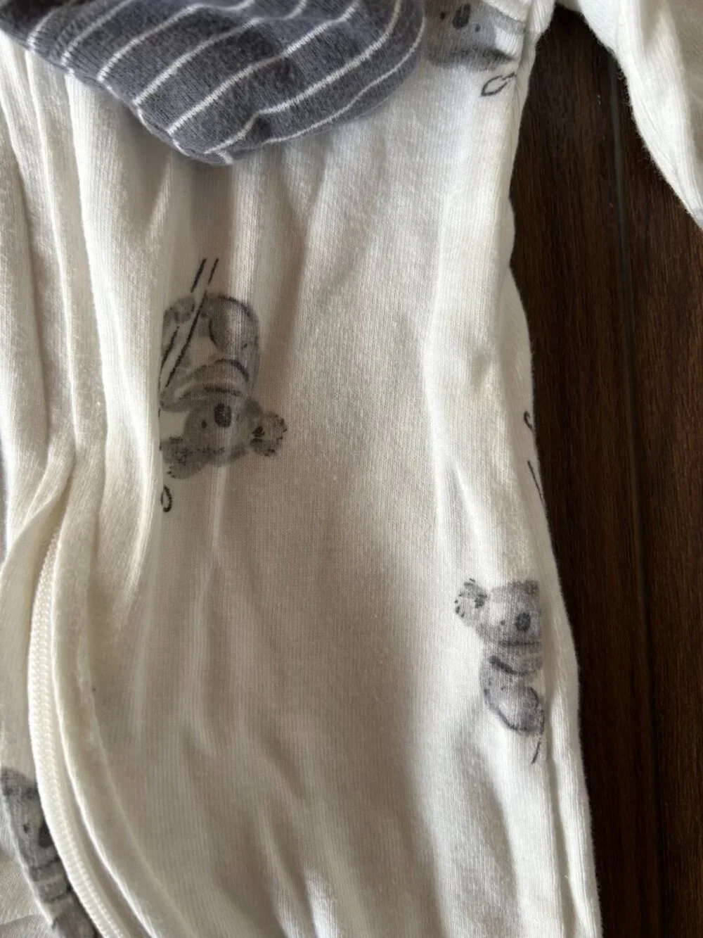 Carter's Child of Mine Baby Unisex, Sleep 'n Play, 2-Pack White/Gray Koala